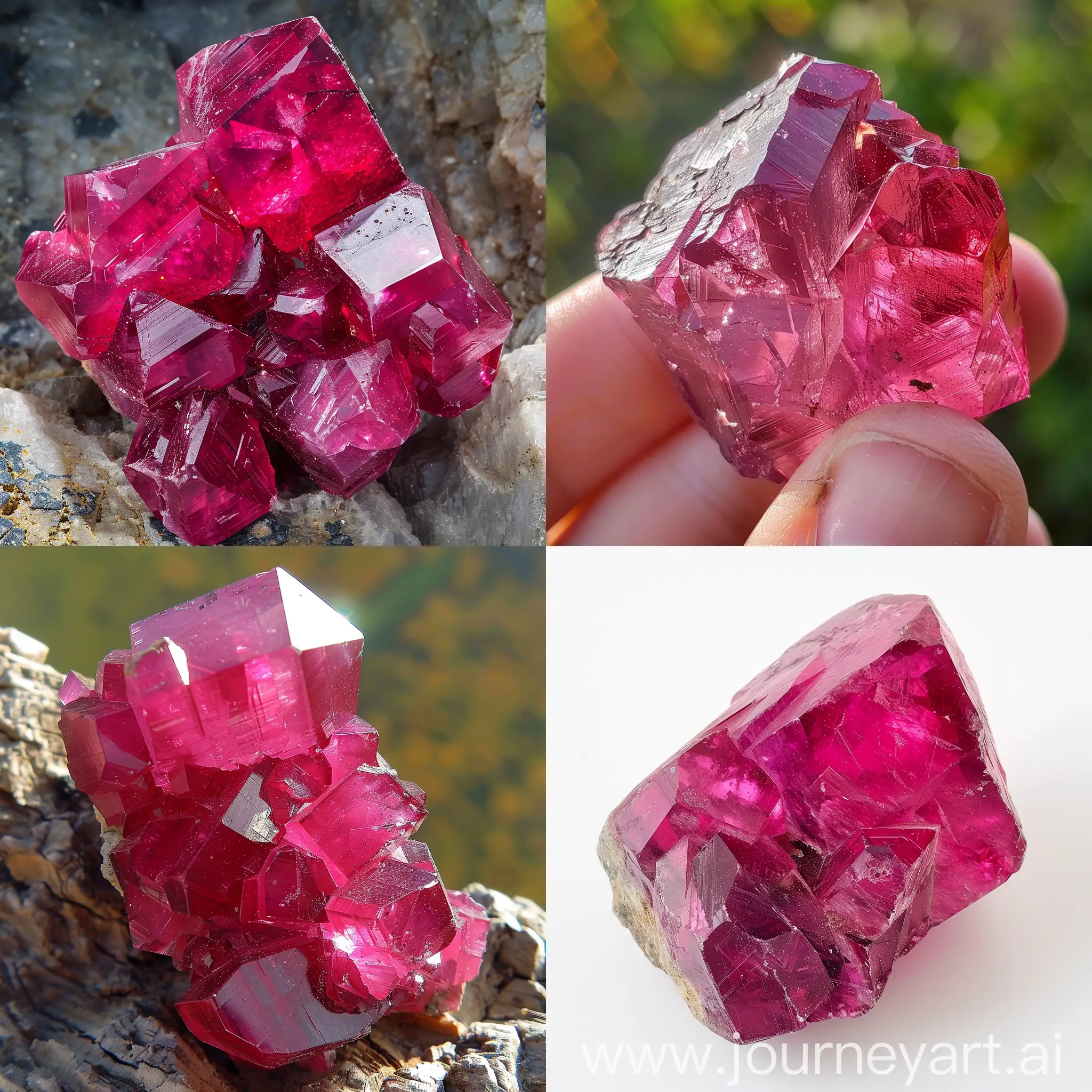 beautiful ruby crystal