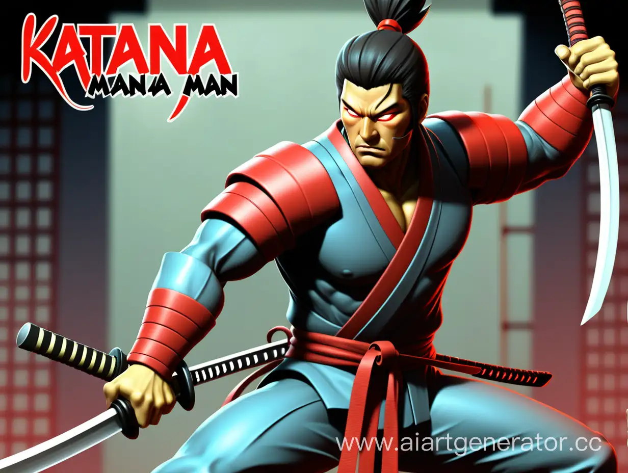 обложка для игры "Katana Man"