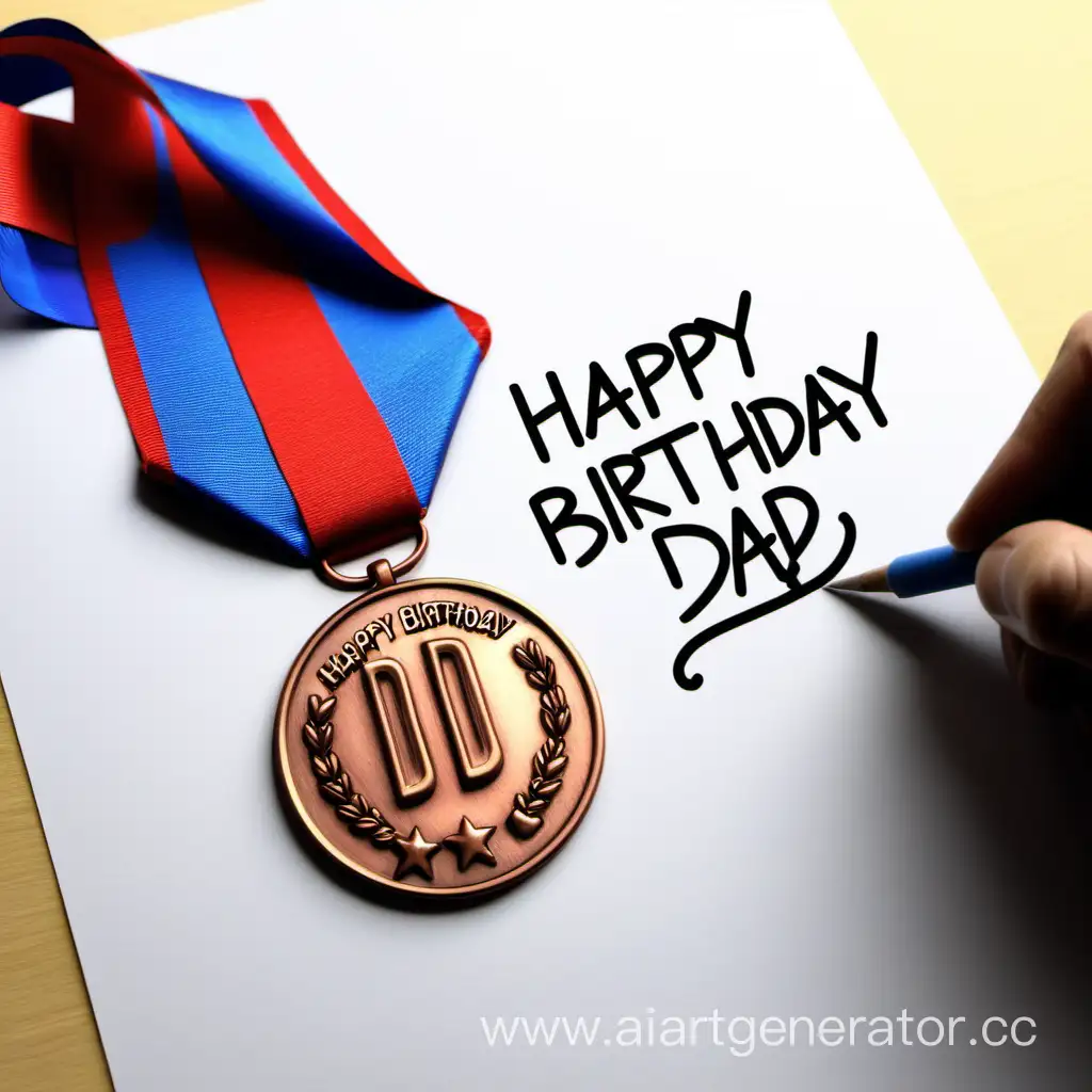 Golden-Medal-with-Happy-Birthday-Dad-Inscription