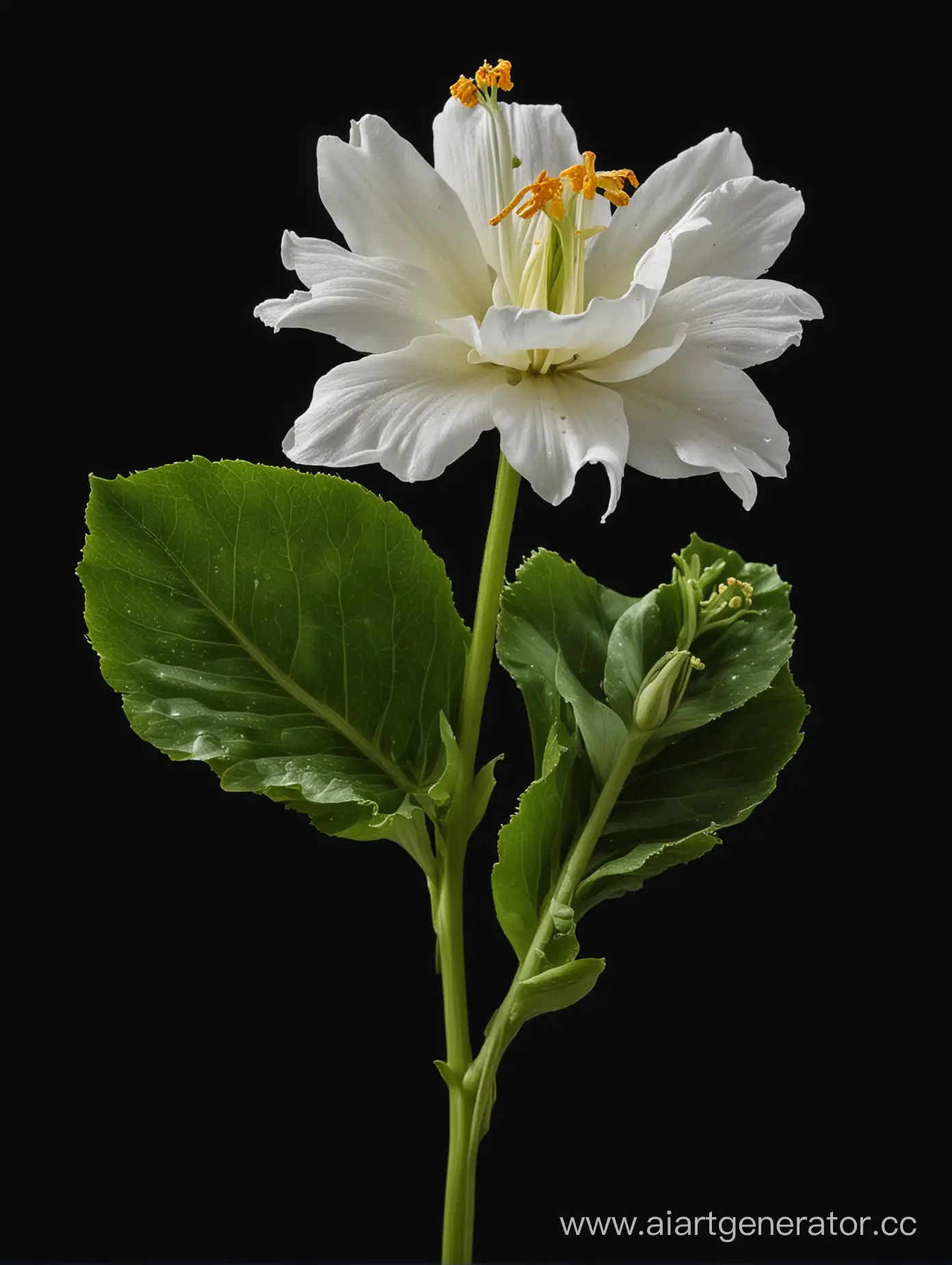 Amarnath flower on black background