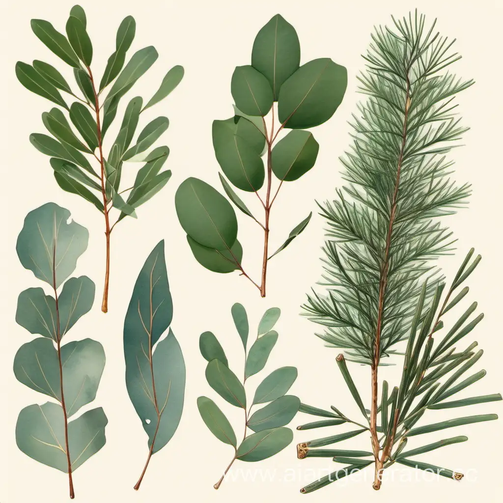 Botanical-Harmony-Eucalyptus-Spruce-and-Cedar-Foliage-Arrangement