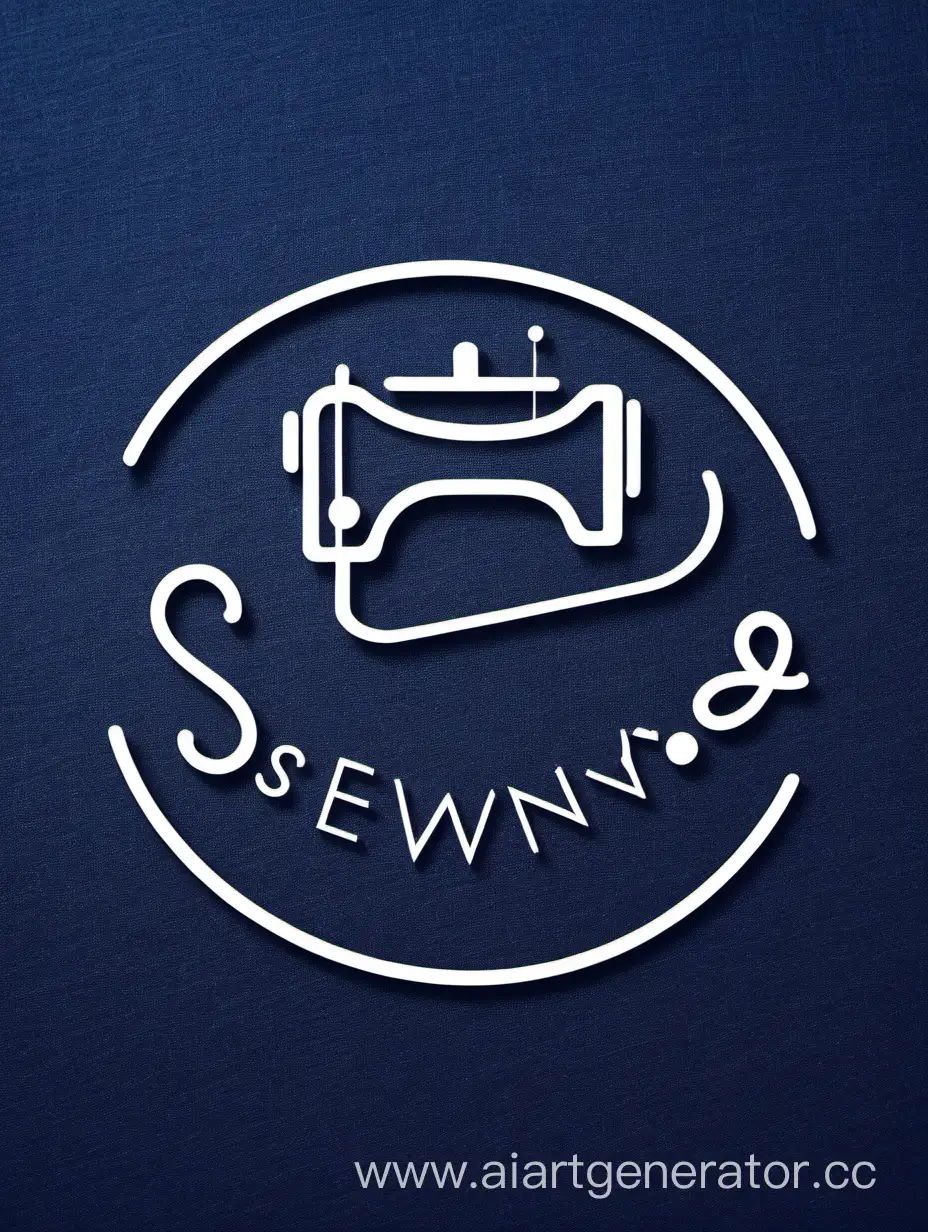 Vintage-Sewing-Machine-Logo-Design-with-Needle-and-Thread