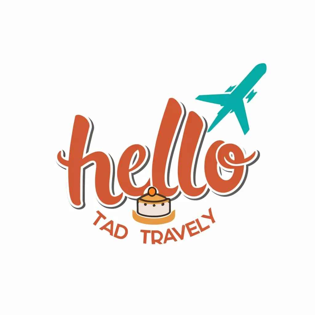 a logo design,with the text "Hello", main symbol:airline, phone, cake,Moderate,be used in Travel industry,clear background