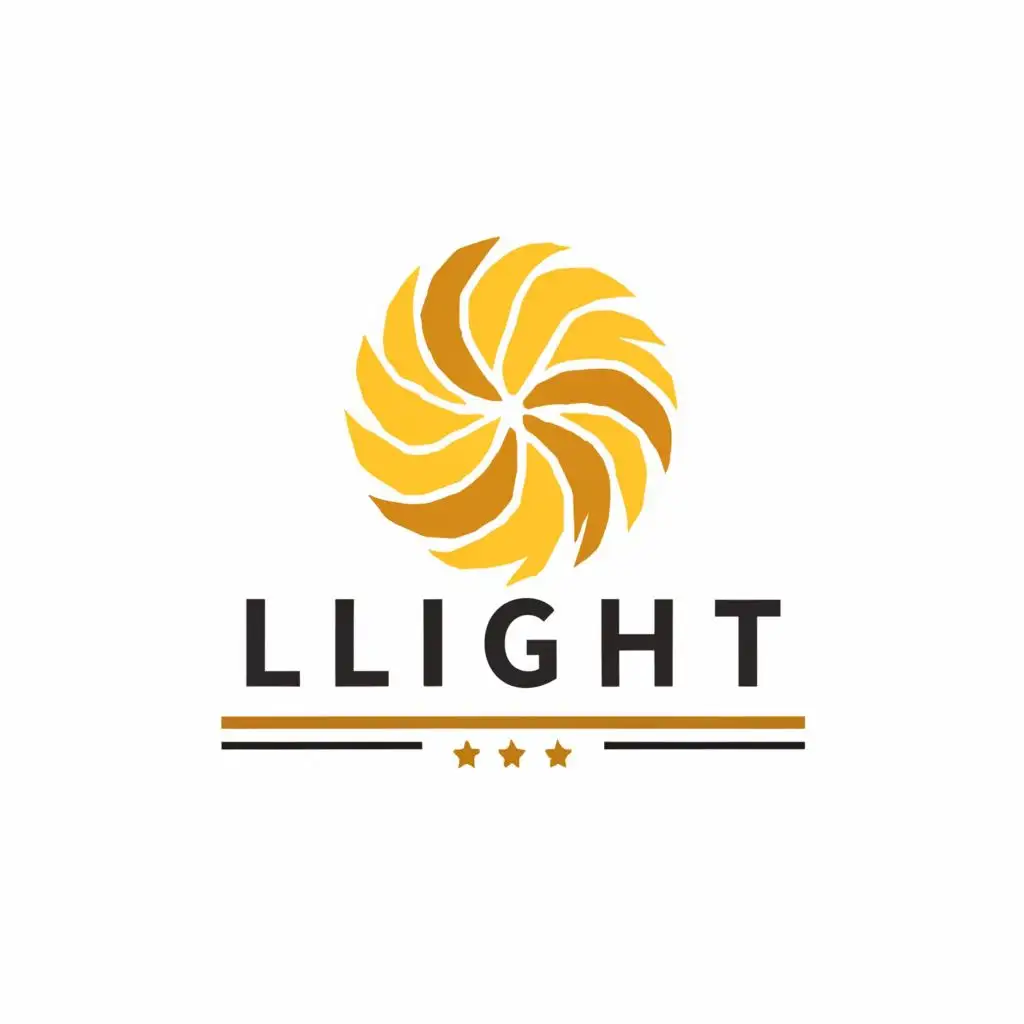 logo, SUN, with the text "LIGHT", typography, be used in Finance industry