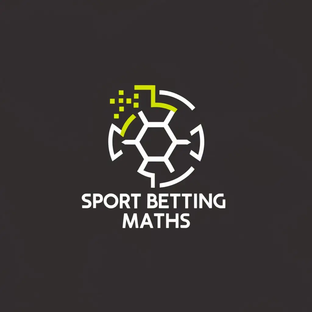 a logo design,with the text "Sport betting maths", main symbol:Ball,Moderate,clear background