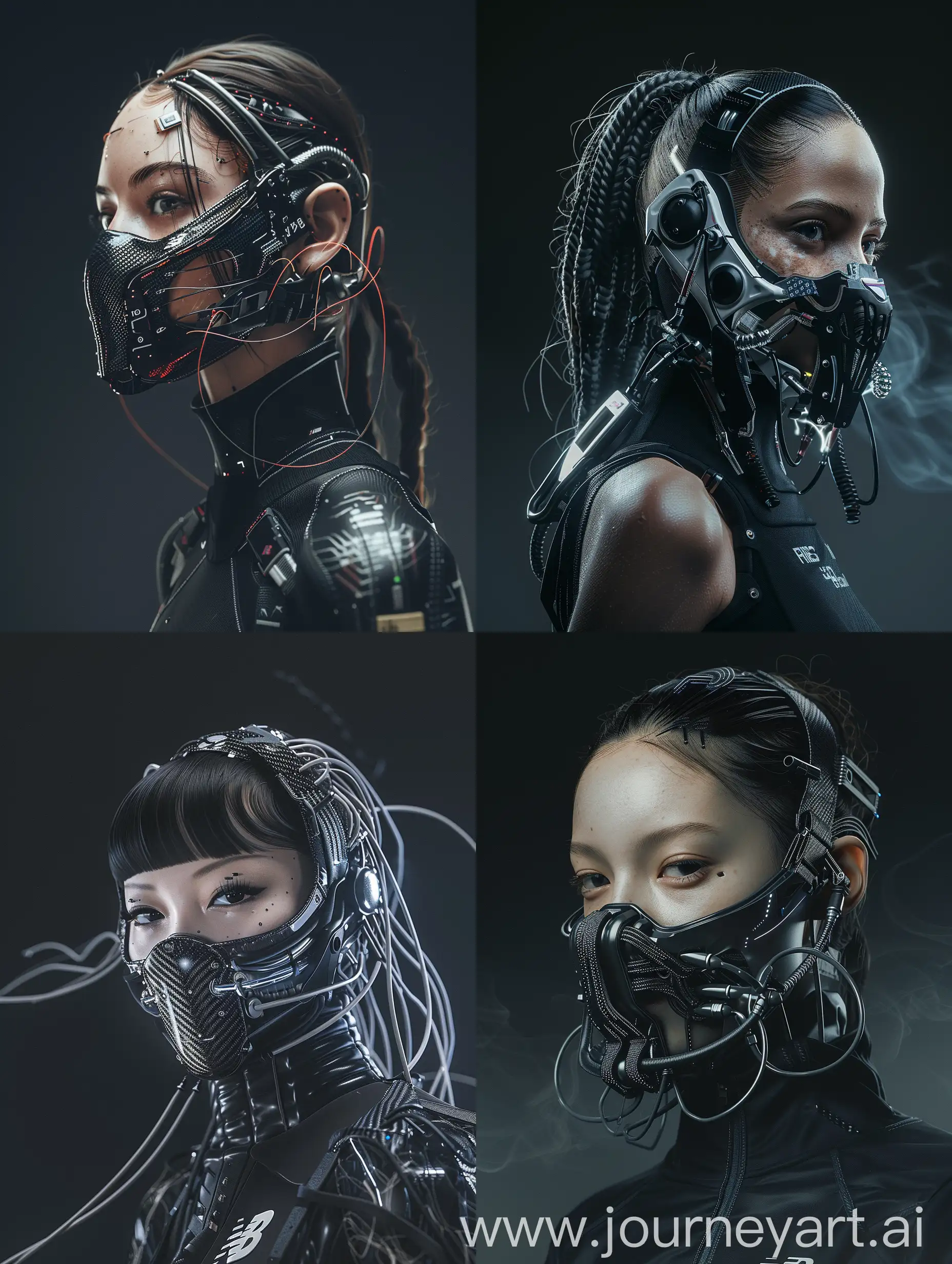 Futuristic-Cyberpunk-Character-with-Carbon-Fiber-Mask-and-New-Balanceinspired-Accents