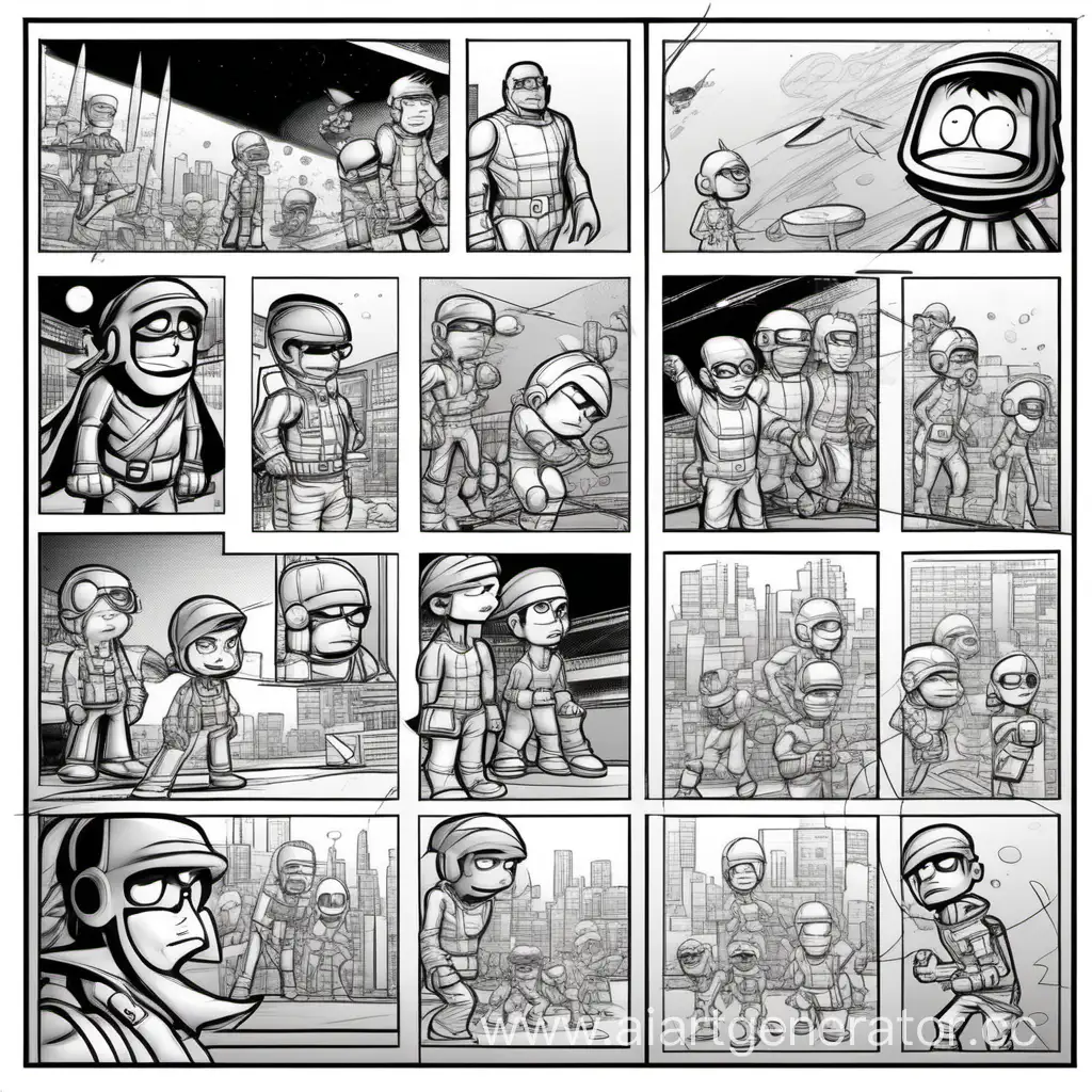 Entertaining-Comic-Strip-with-6-Panels-Showcasing-Vibrant-Characters