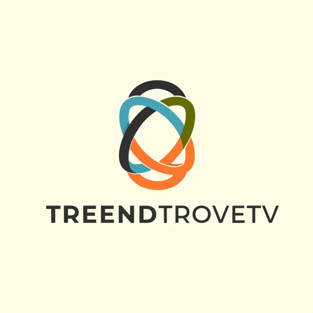 a logo design,with the text "TrendTrove TV", main symbol:Trendy,Moderate,be used in Entertainment industry,clear background
