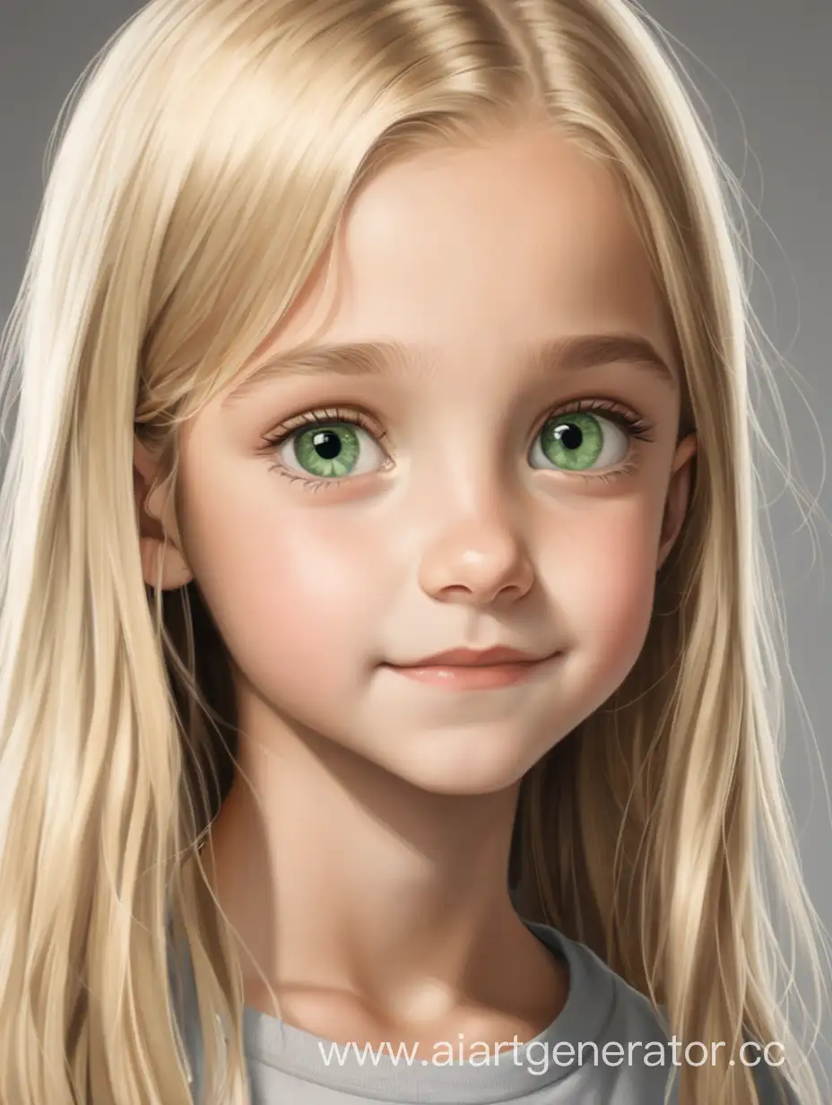 Portrait-of-a-12YearOld-Girl-with-Blonde-Hair-and-GrayGreen-Eyes