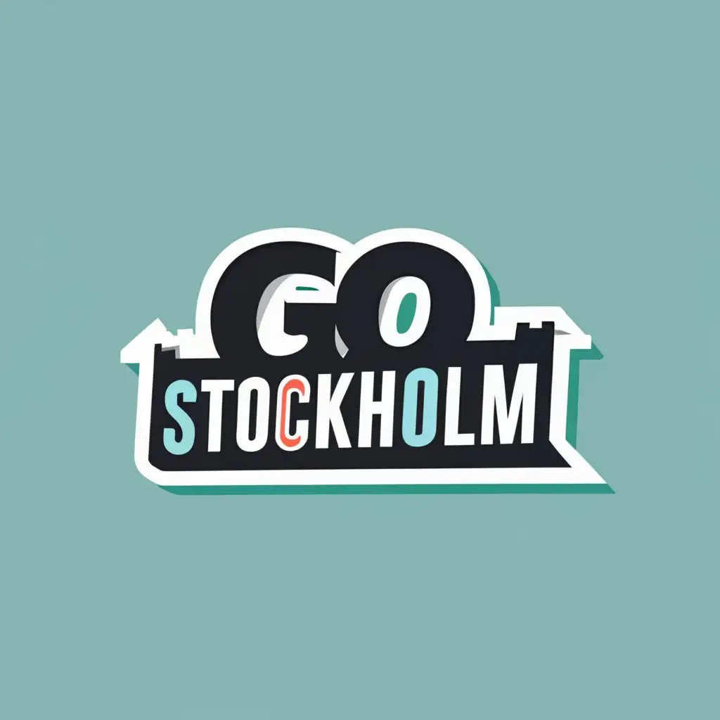 logo, trip, rent, city, holiday, with the text "Go Stockholm", typography, be used in Travel industry