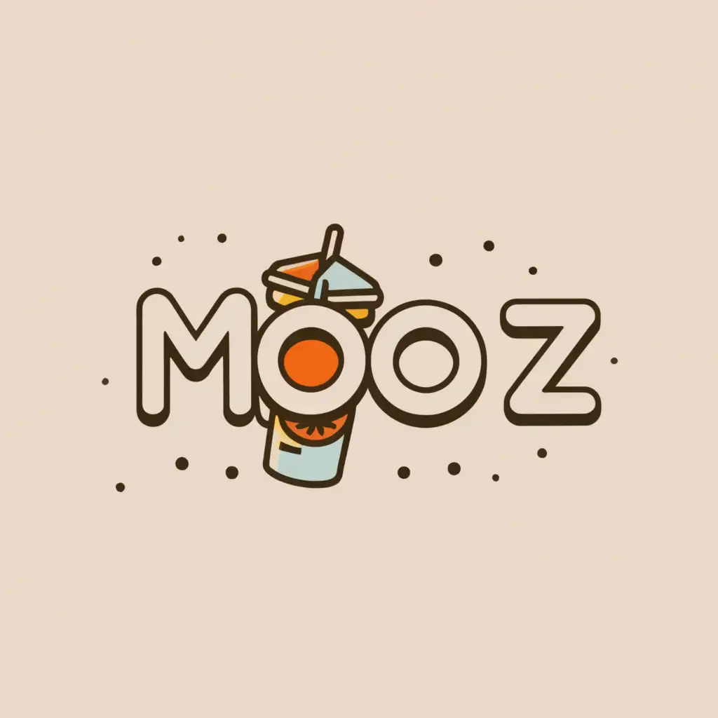 LOGO-Design-For-Mooz-Edible-Cup-Minimalistic-Logo-for-Restaurants