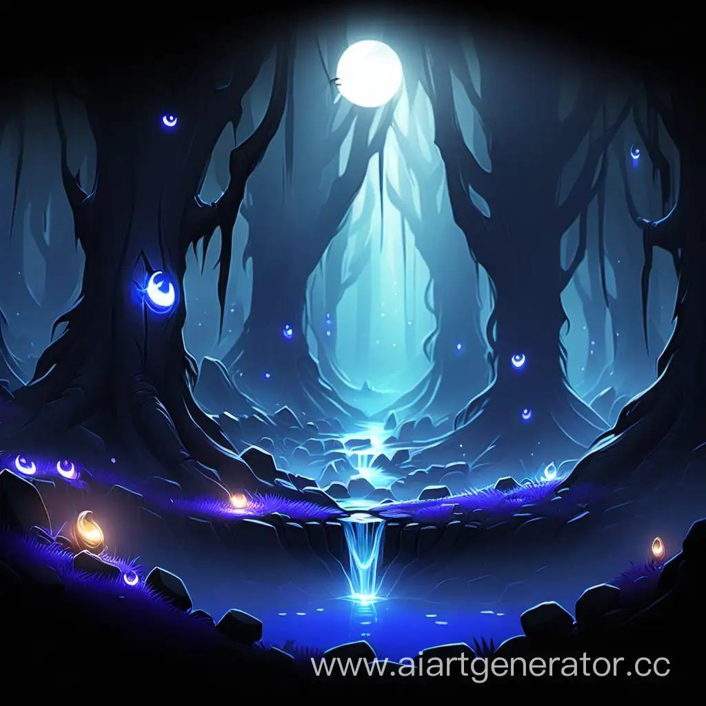 Mystical-Forest-Clearing-in-Ori-Game-Level