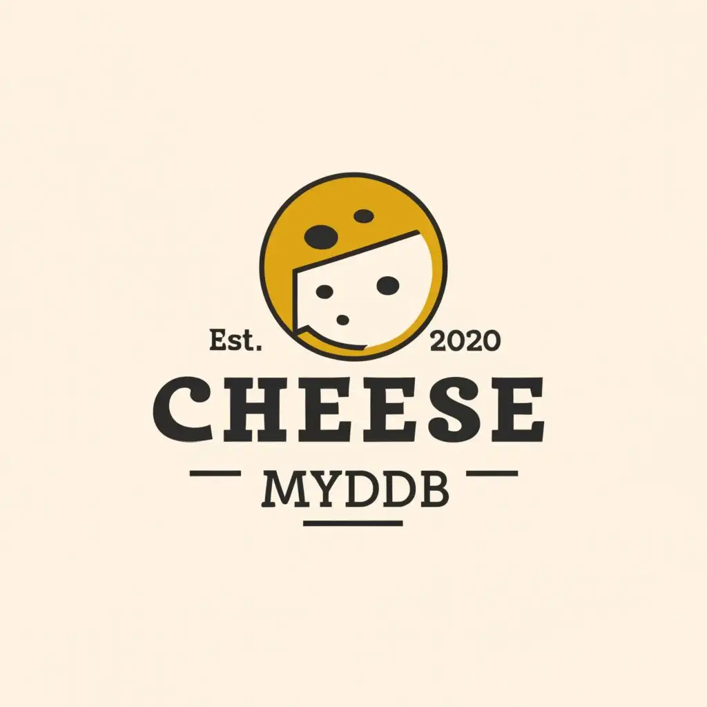 a logo design,with the text "CHEESE MYDB", main symbol:CHEESE  COW  GRASS,Moderate,be used in Technology industry,clear background
