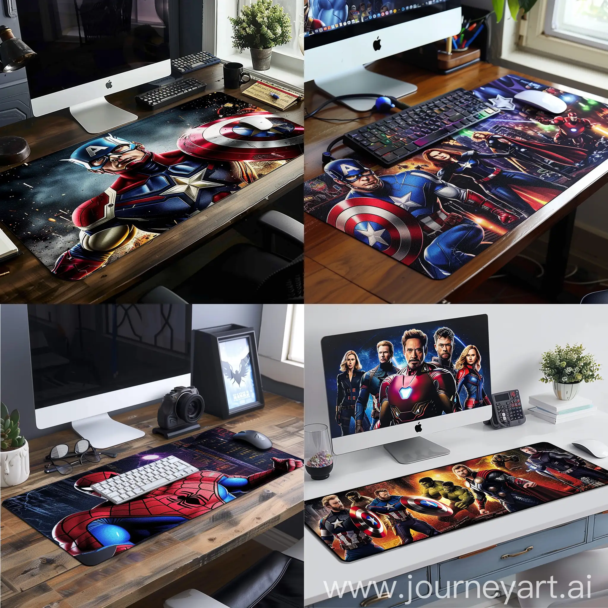 marvel desk mat