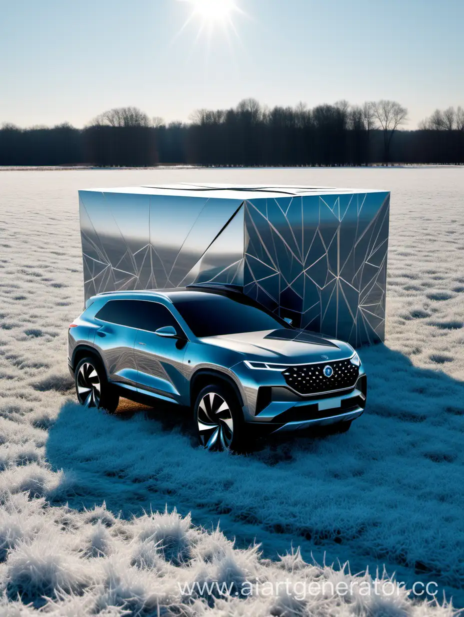 Winter-SUV-in-Front-of-Shimmering-Box