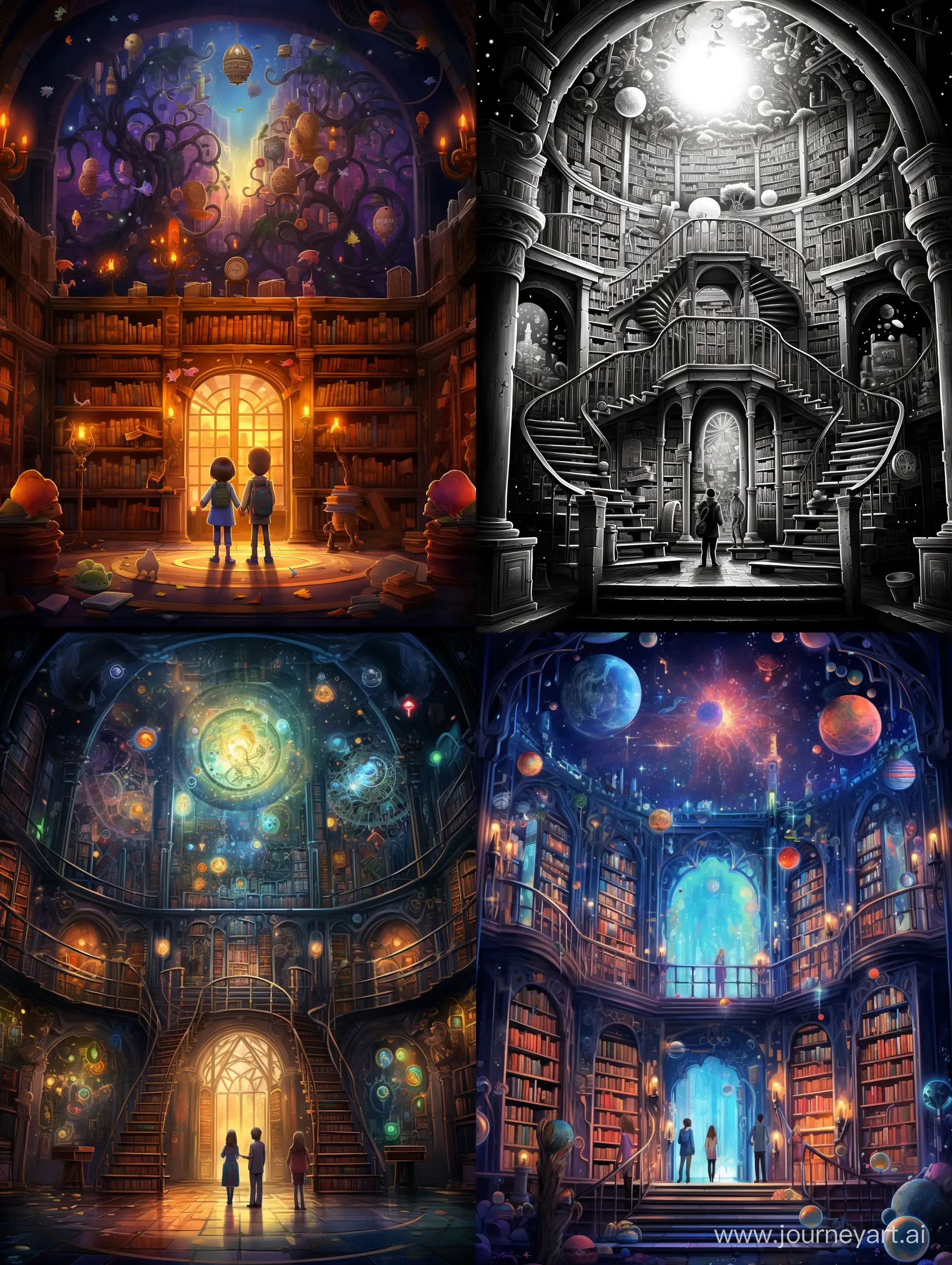 Enchanting-Library-Quest-Mysterious-Exploration-and-Spellbinding-Discoveries