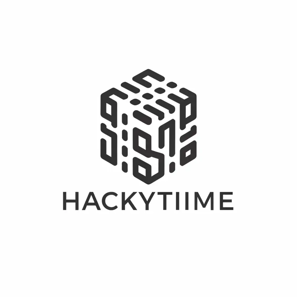 a logo design,with the text "HackyTime", main symbol:Code,complex,be used in Technology industry,clear background