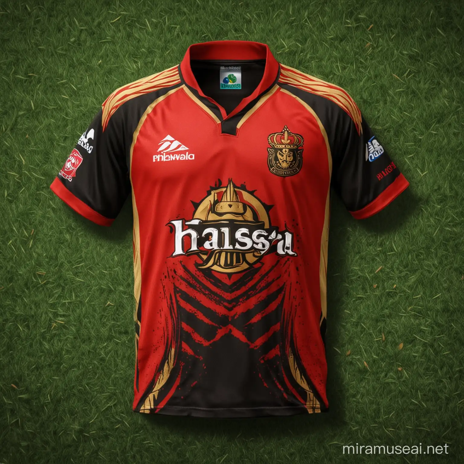 Hoysala Hawks Cricket Team Jersey Inspired by Royal Challengers Bangalore