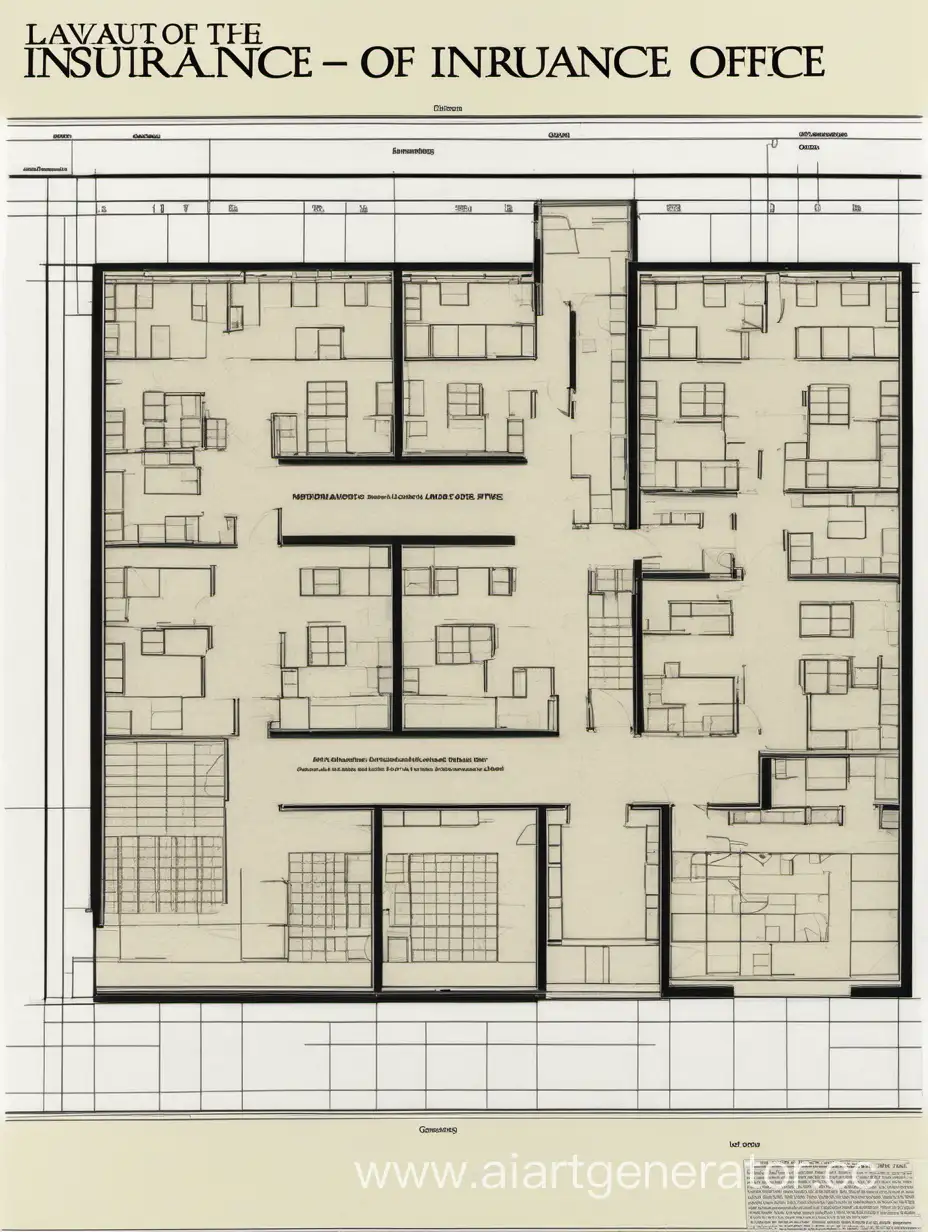 планировка страхового офиса