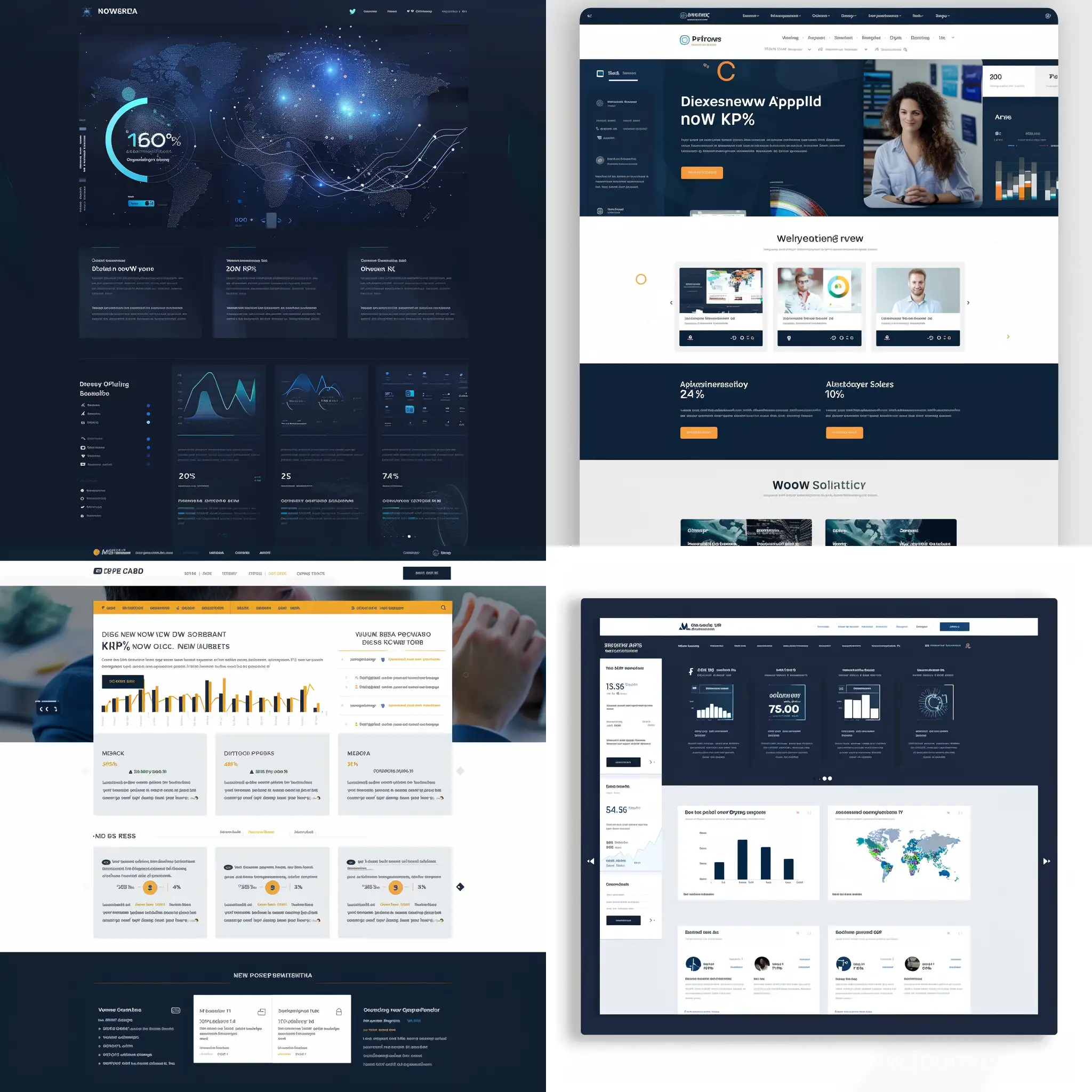 Innovative-Business-Solutions-Discovering-and-Optimizing-KPIs-in-a-Clean-Theme-with-Dark-Blue-Accents