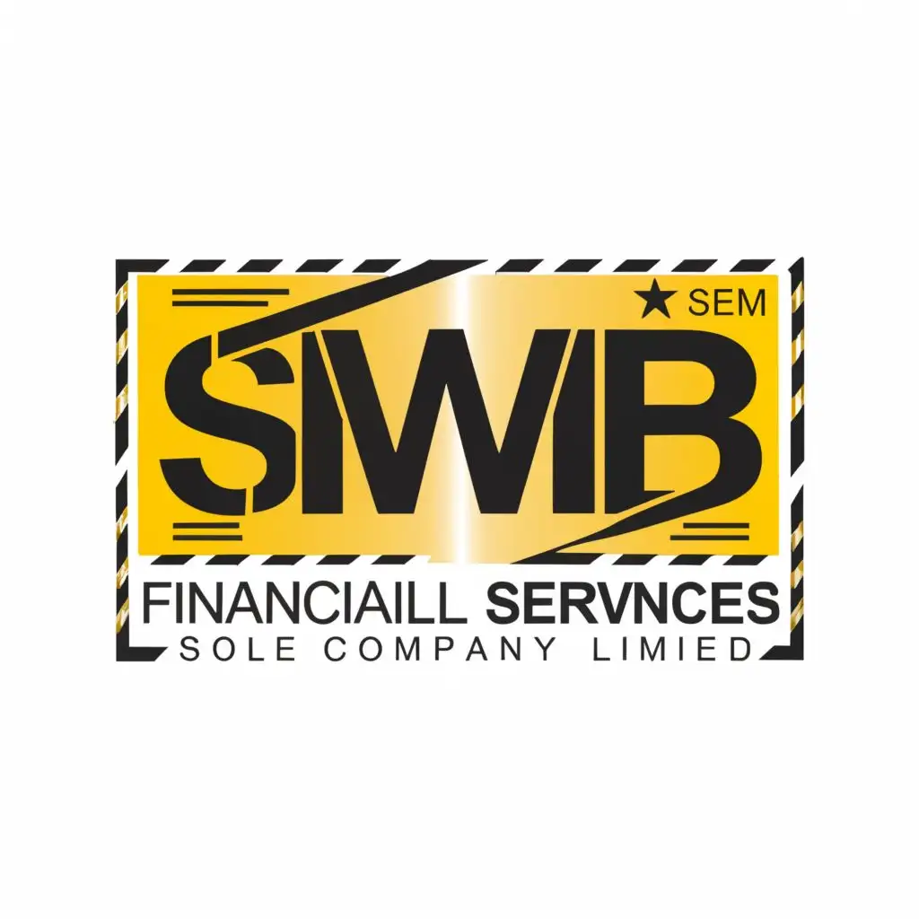 logo, SERVICE ABOUT WESTERN UNION, with the text "SMB FINANCIAL SERVINCE SOLE COMPANY LIMIED", typography, be used in Finance industry