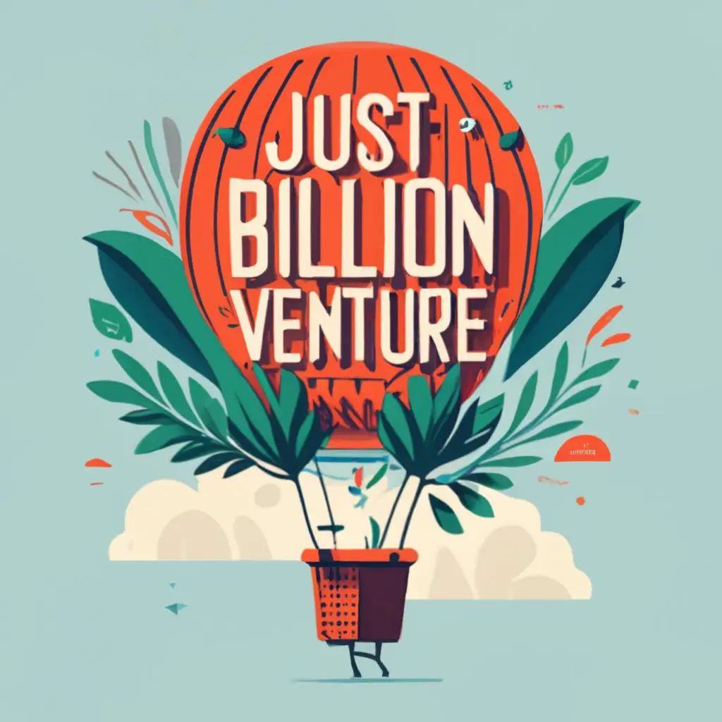 logo, Growth, with the text "Just Billion Venture", typography, be used in Retail industry