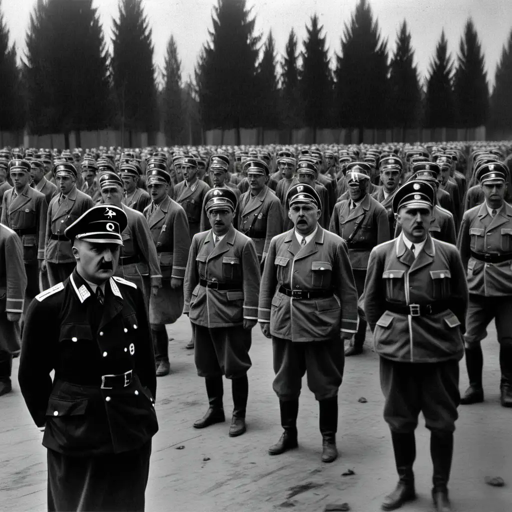 The horrific atrocities of Adolf Hitler's Nazi ragime.