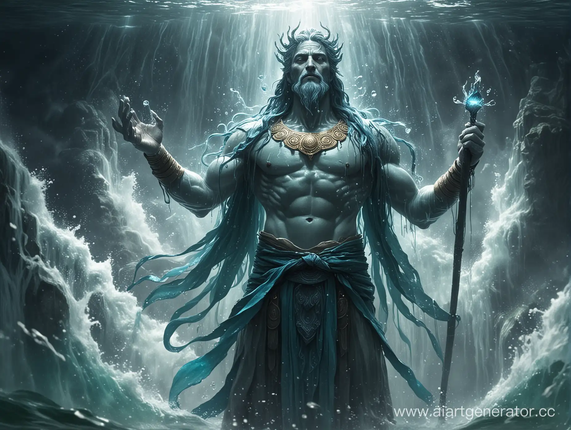 Majestic-Depiction-of-the-God-of-Water-Amidst-Ocean-Waves