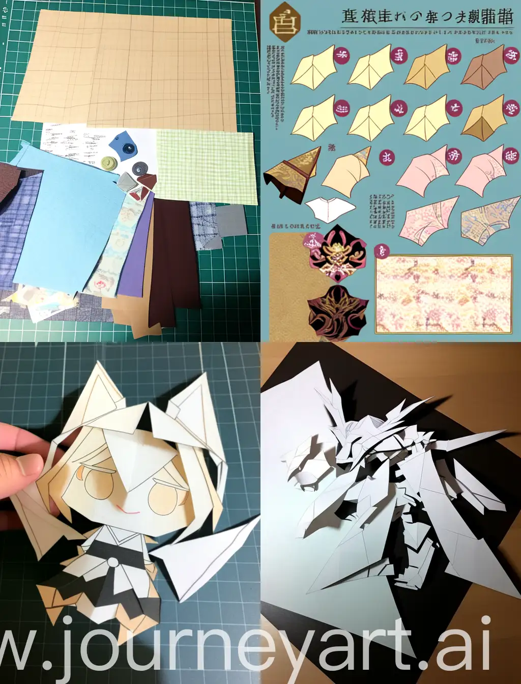 Vibrant-Niji-Craft-Paper-Sheet-with-Geometric-Designs