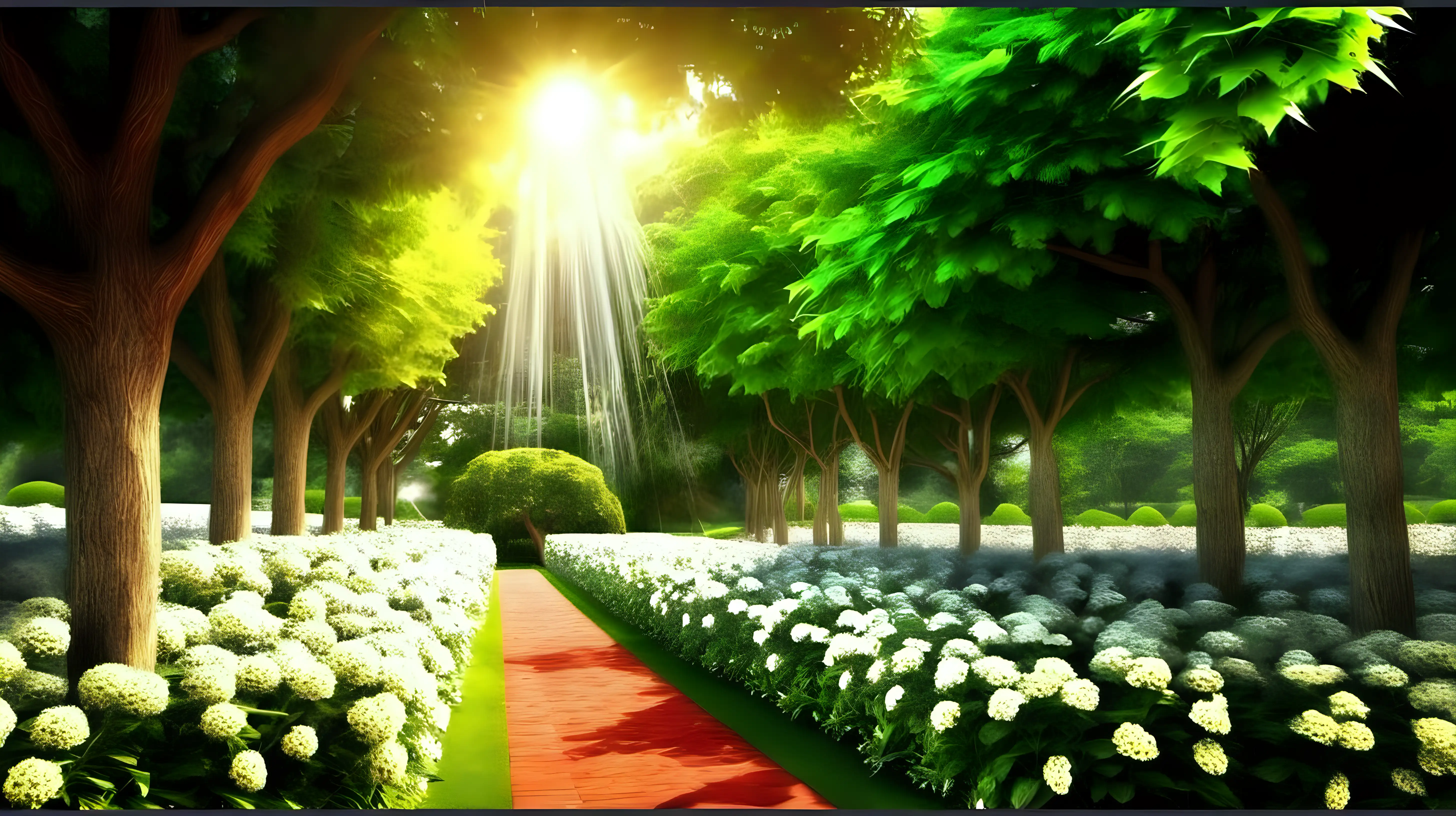Imagine/ The Voice of the Lord God walking in the garden in the cool of the day.
