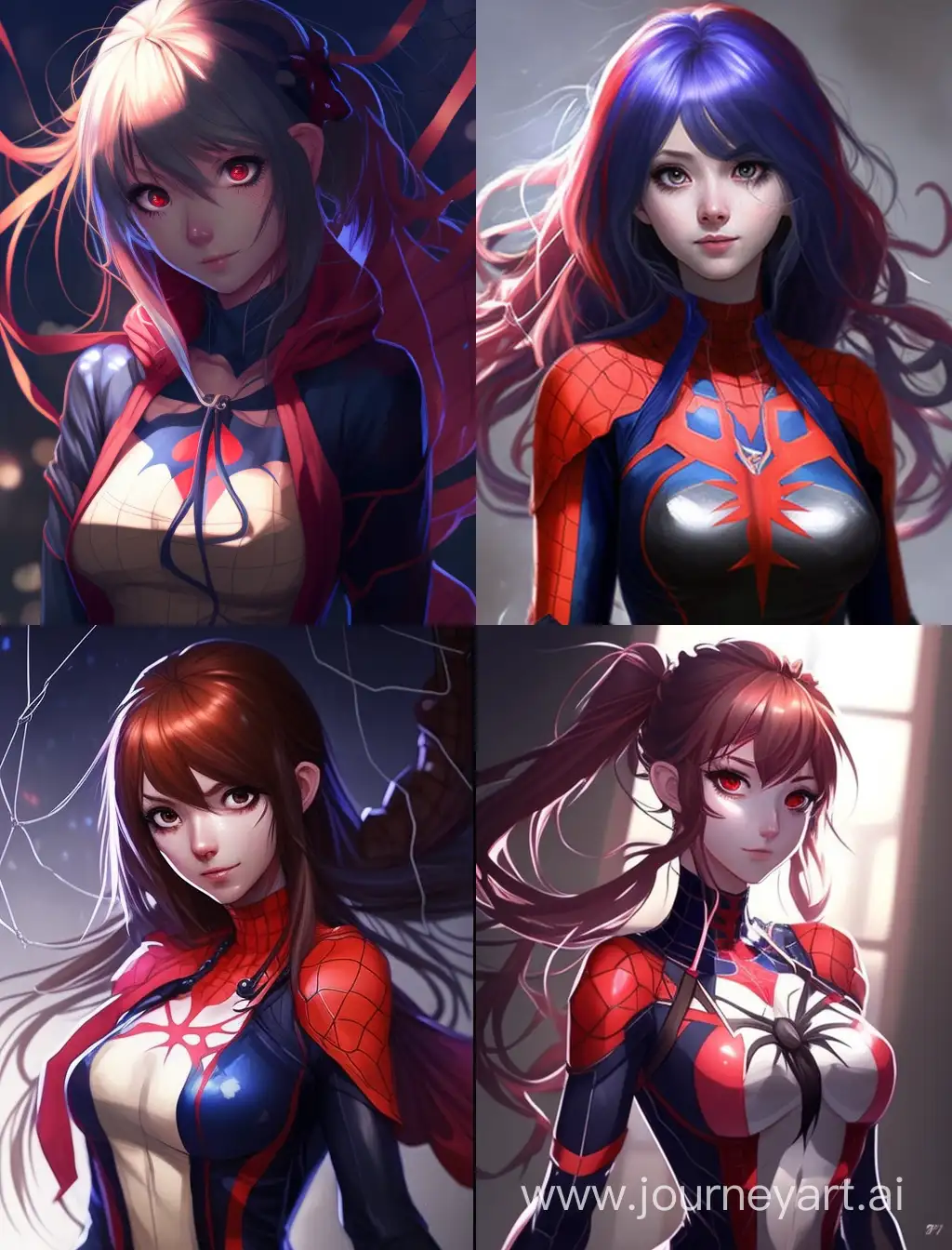 Anime-Girl-Cosplaying-as-SpiderMan