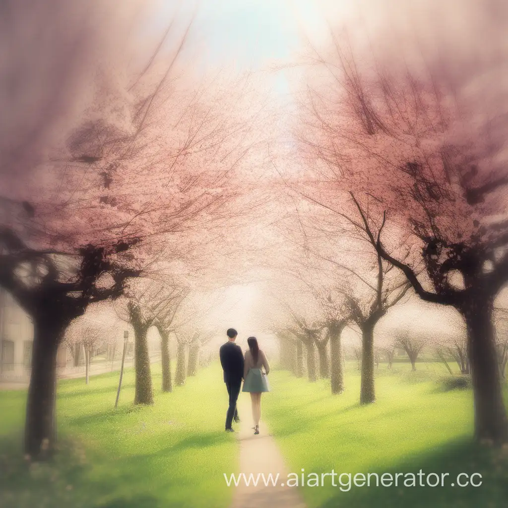 Joyful-Couple-Embracing-in-Blooming-Spring-Garden