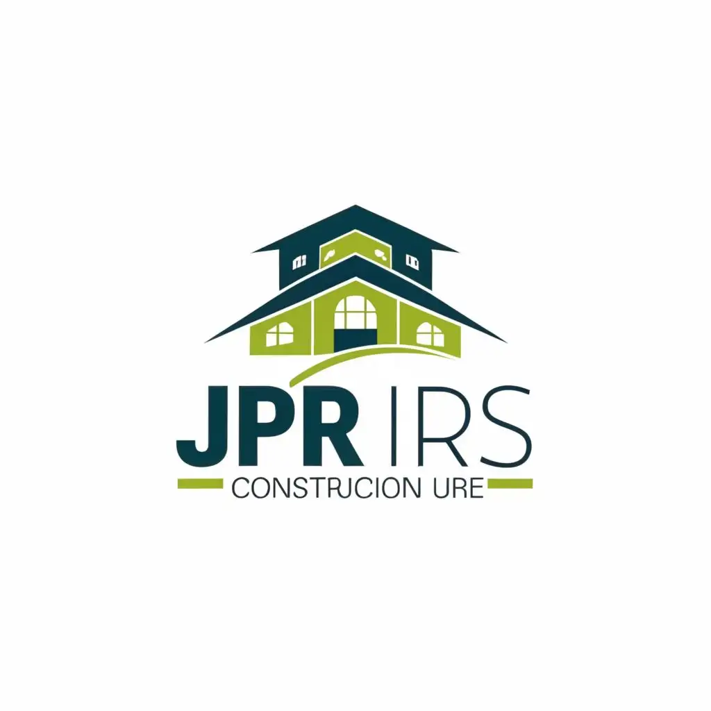 logo, Villa, with the text "JPRS", typography, be used in Construction industry