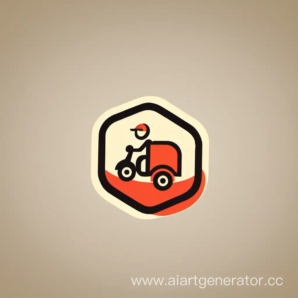 Colorful-Logo-Depicting-Fast-Food-Delivery-Service