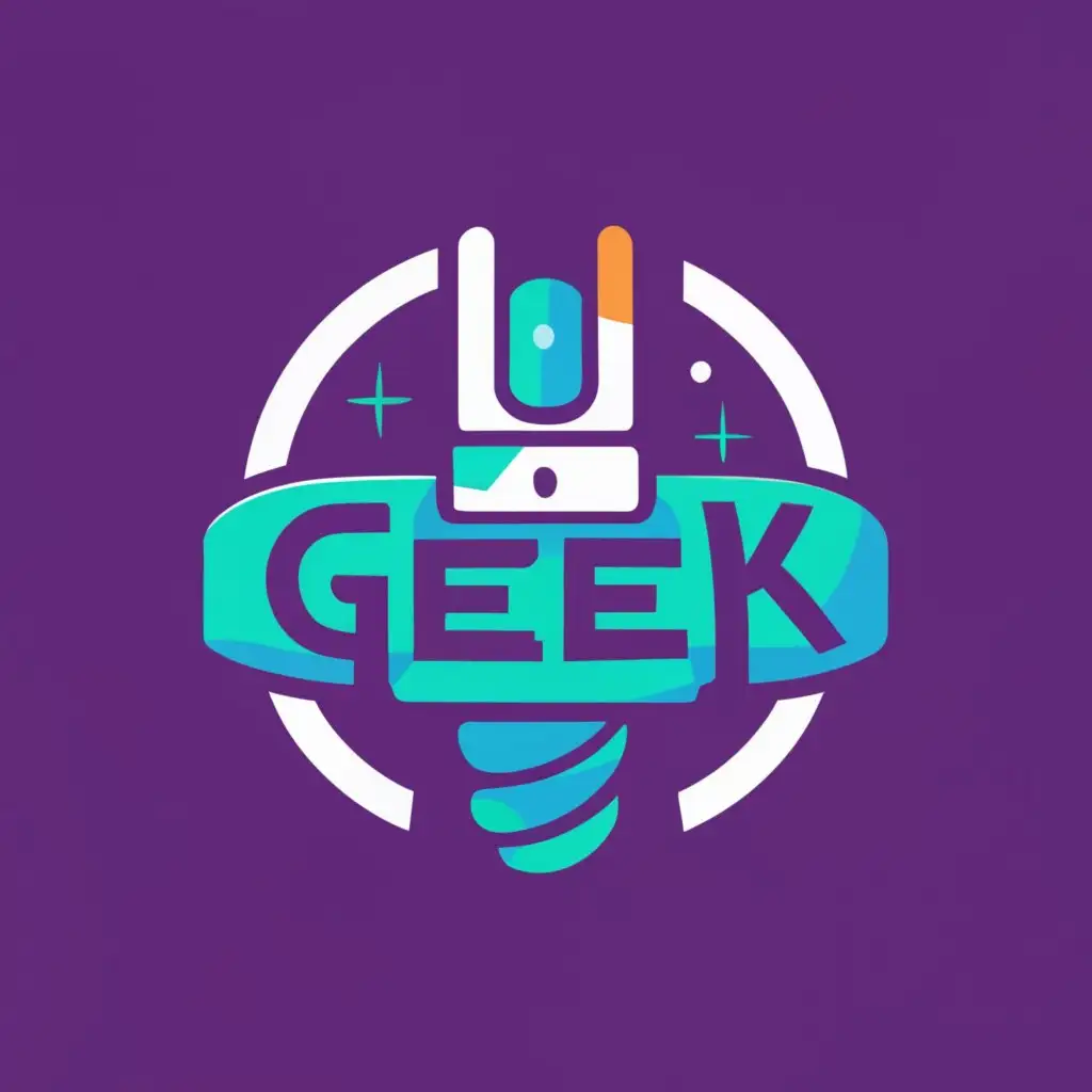 logo, Tech, Abstract, with the text "Geek Freak", typography, be used in Technology industry