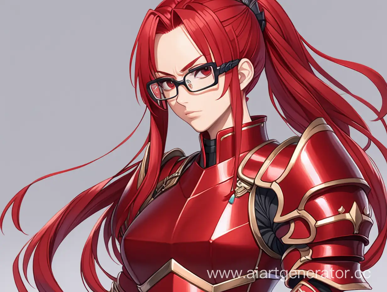 RedHaired-Warrior-Woman-in-Anime-Fantasy-Armor