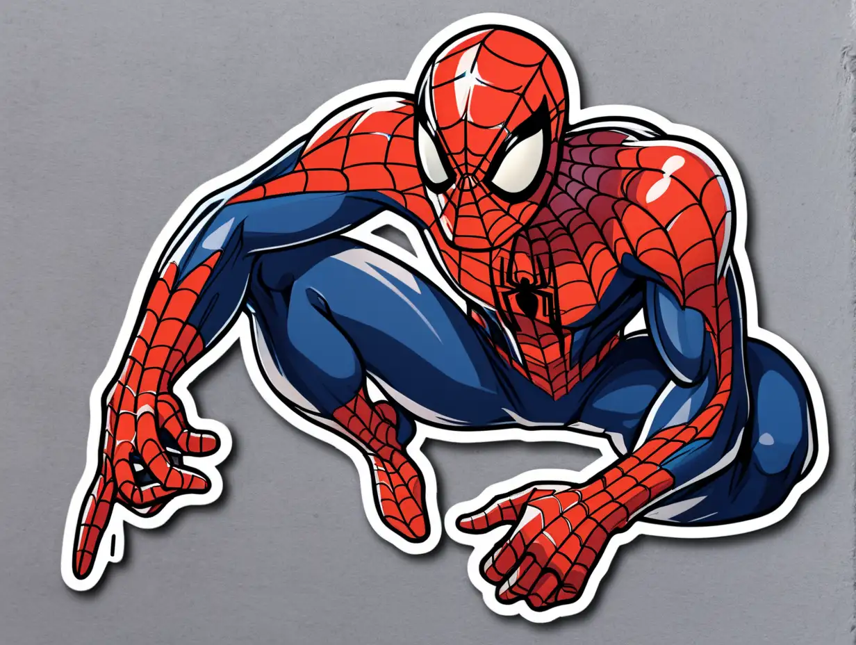 Spiderman Sticker for Kids Bedroom Decor and Playful Themes