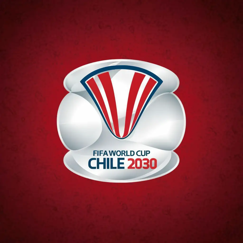 LOGO-Design-For-Fifa-World-Cup-Chile-2030-Dynamic-Soccer-Ball-with-Chile-Flag-Emblem