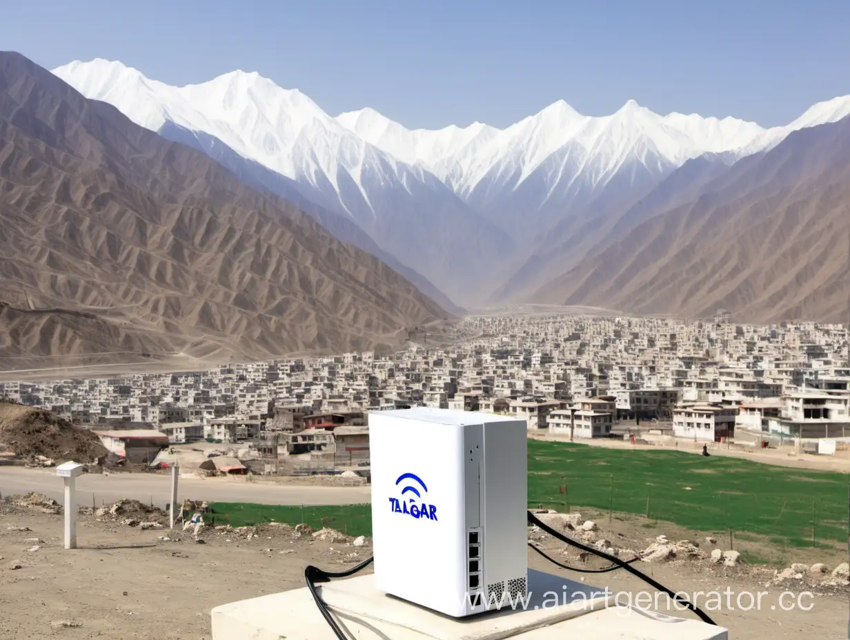 Монтаж интернета в Талгаре на фоне гор