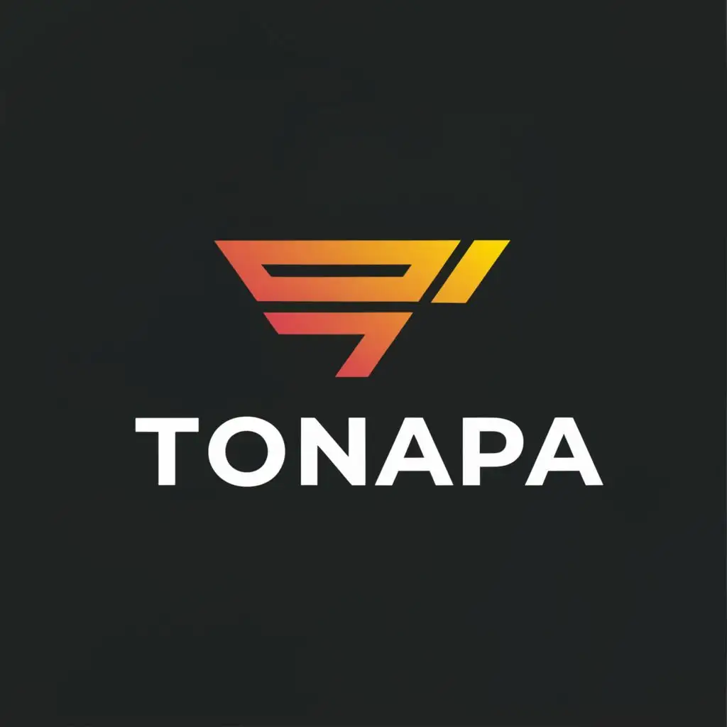 a logo design,with the text "TONAPA", main symbol:T,Minimalistic,be used in Automotive industry,clear background