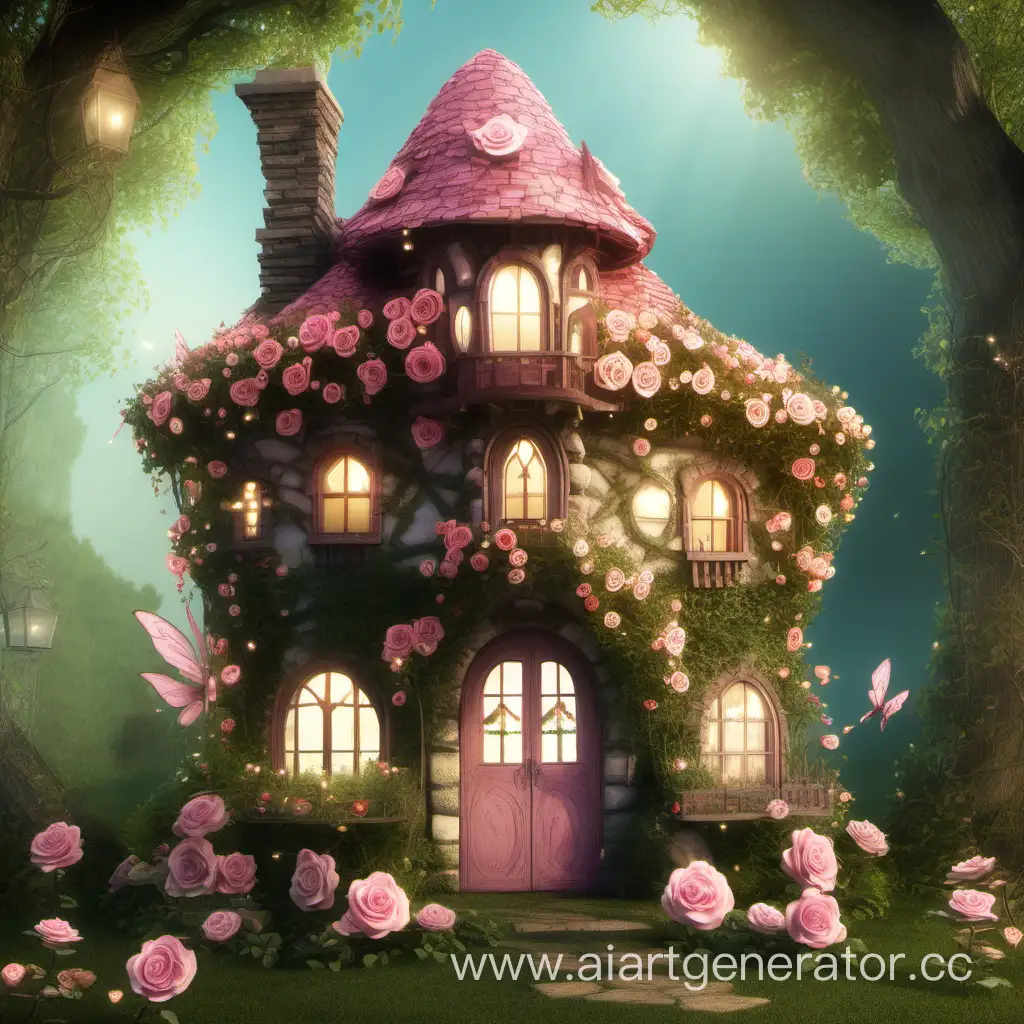 Enchanting-Fairy-Roses-Magical-House-in-a-Whimsical-Wonderland