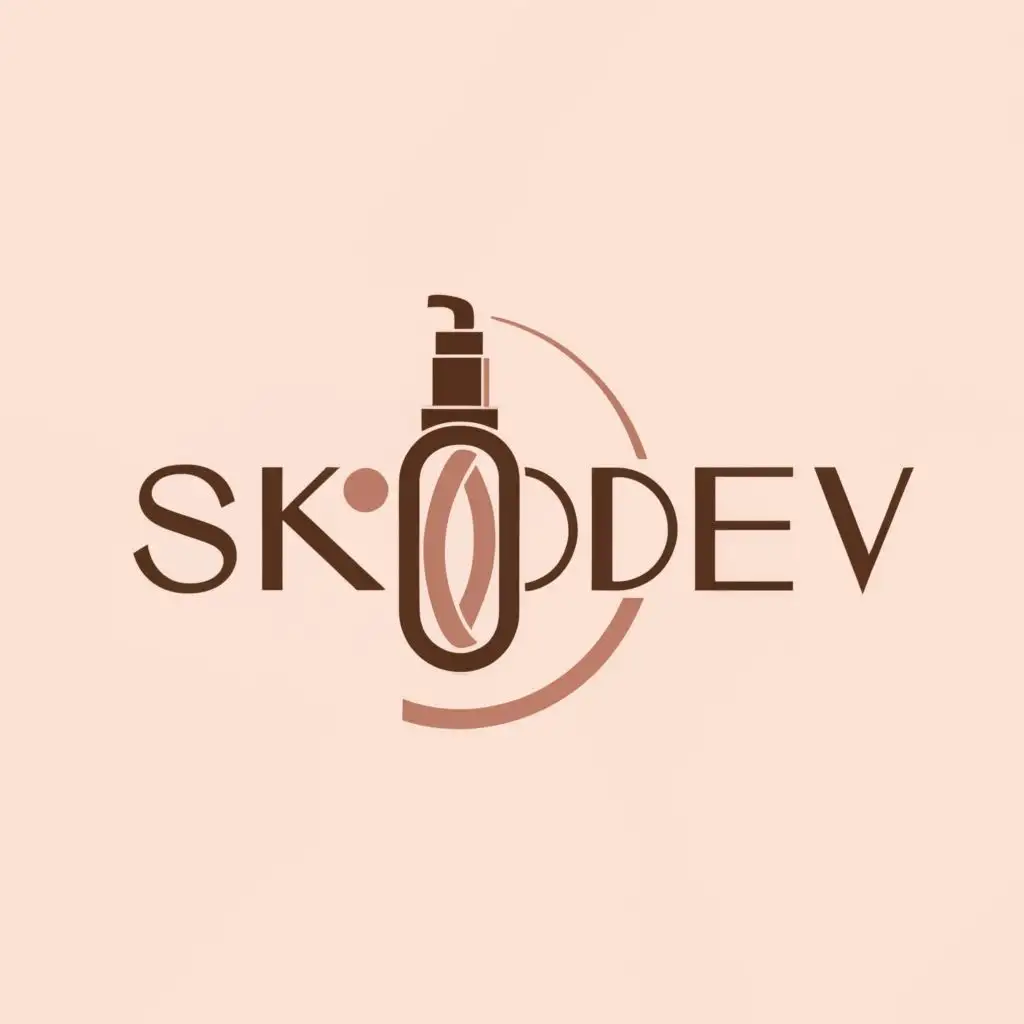 LOGO-Design-for-Skin-Dev-Elegant-Beige-and-White-Cosmetic-Products-Emblem-with-Spa-Industry-Appeal