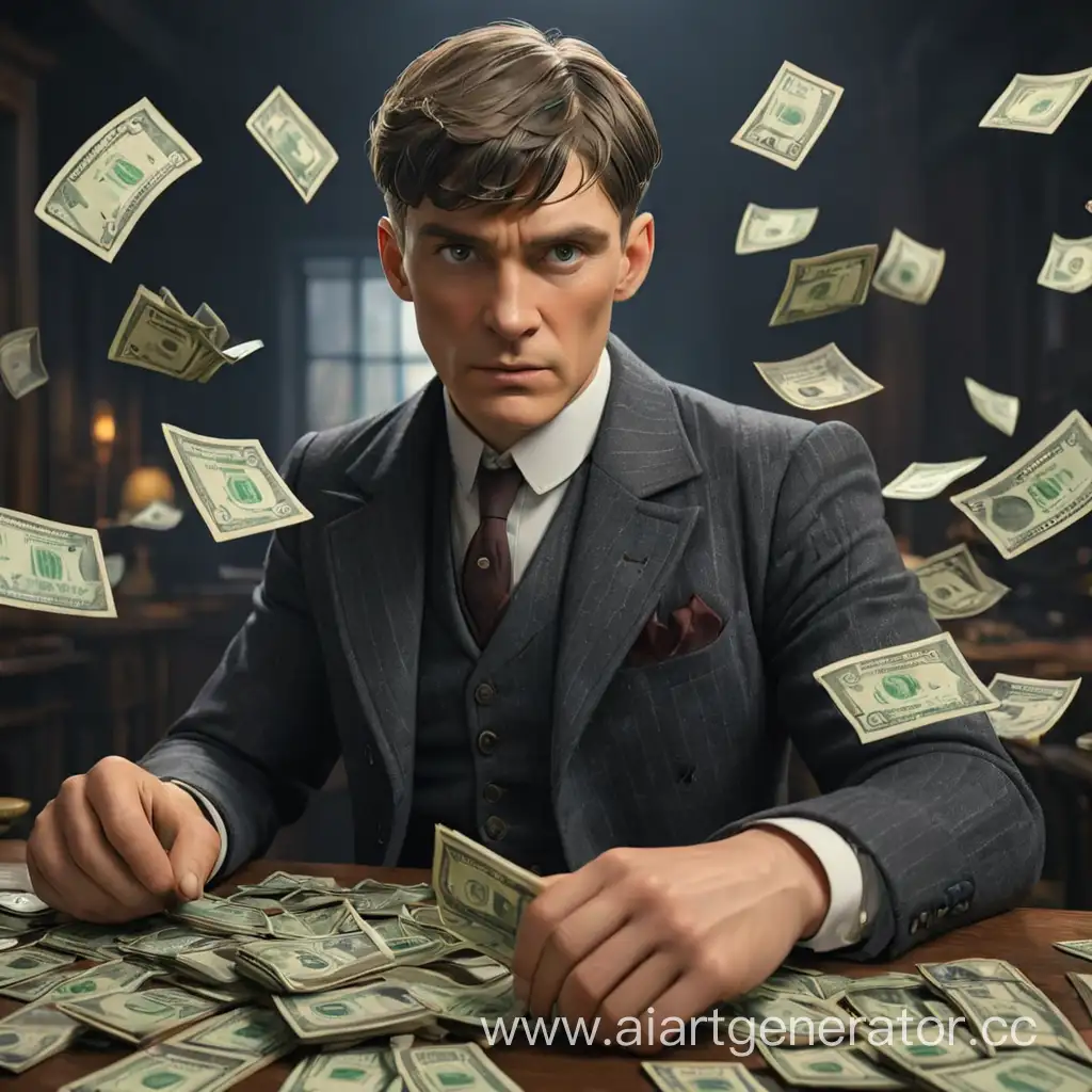 Peaky-Blinders-Thomas-Shelby-with-Money-and-Bitcoin-in-3D