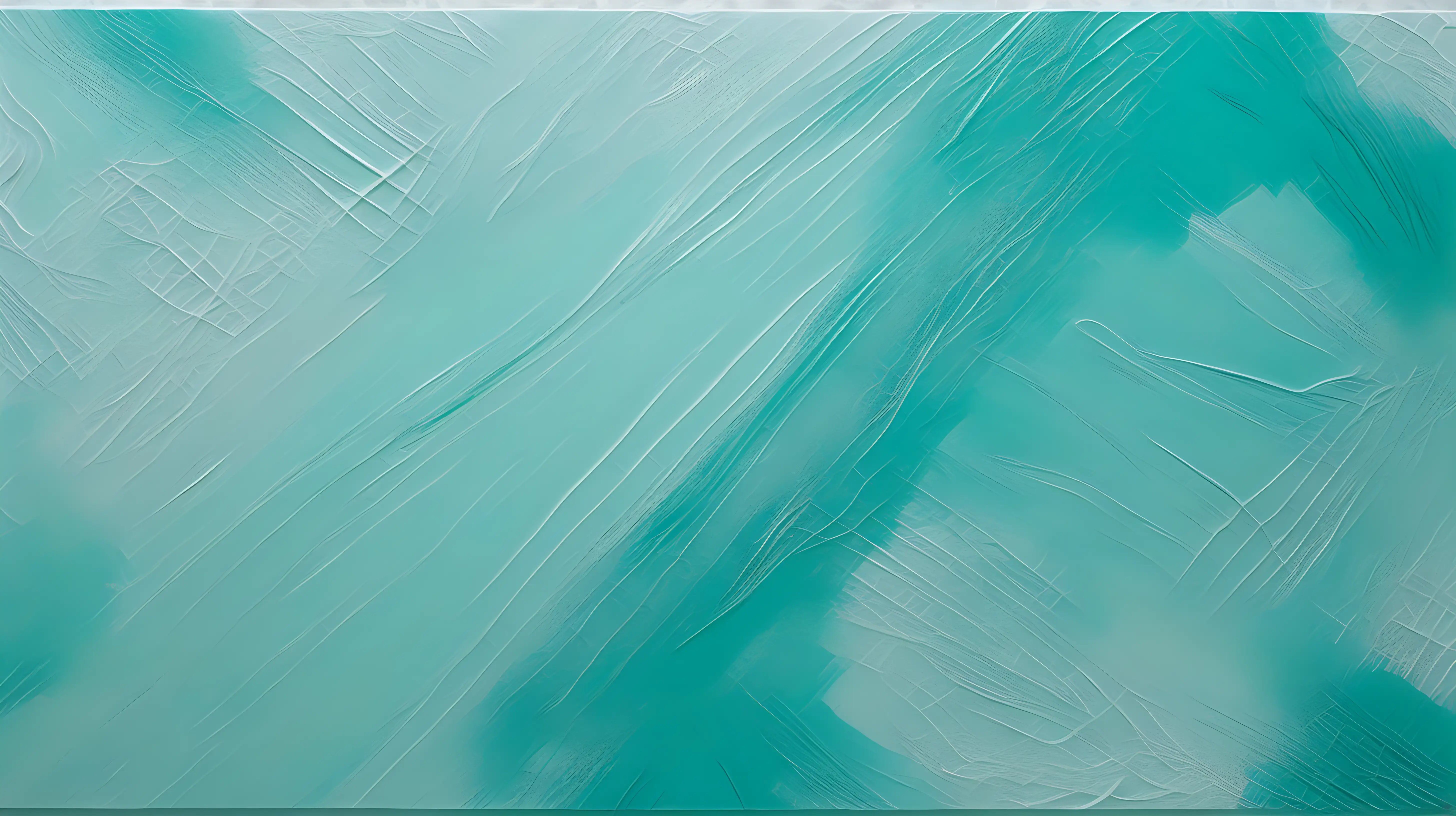 Tranquil Turquoise Seascape with Delicate Baby Blue Brushstrokes