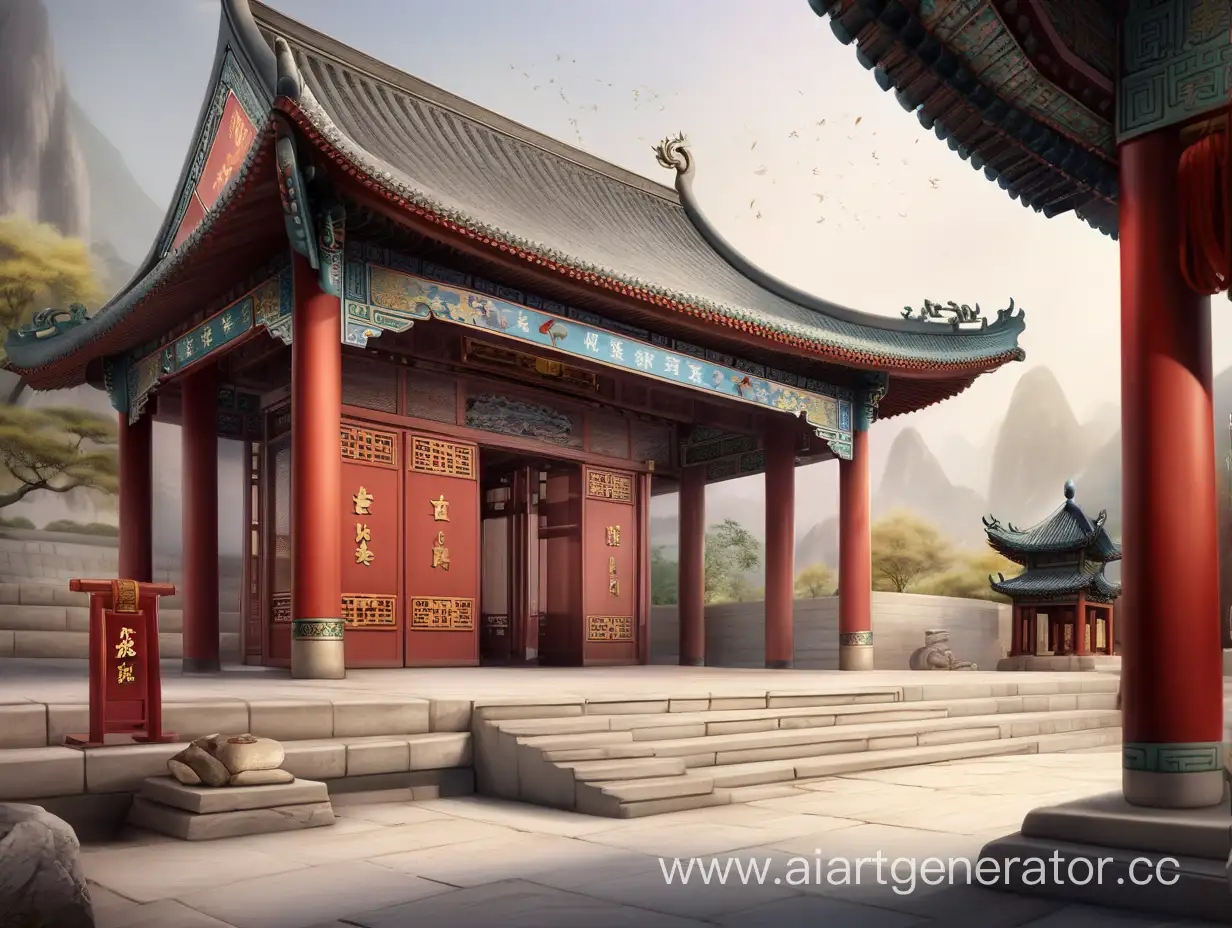 Ancient-Chinese-Temple-House-of-Prayer-Offering