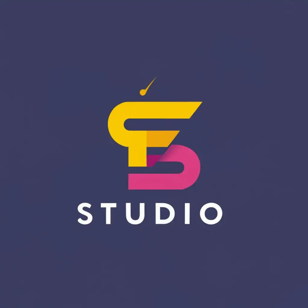 logo, A beautiful professional logo for studio, with the text "Studio logo", typography, be used in Entertainment industry