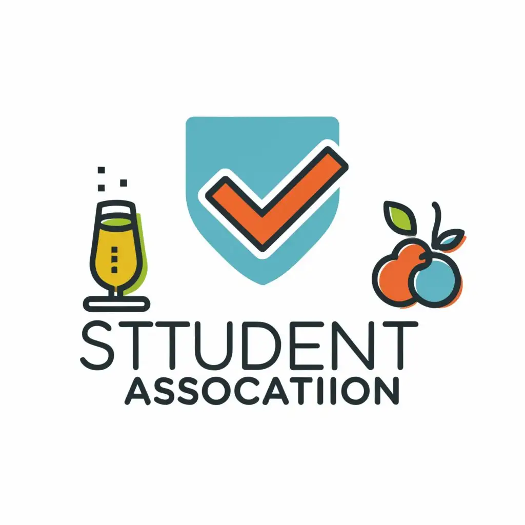 a logo design,with the text "Student Association", main symbol:Healthy,Moderate,be used in Education industry,clear background