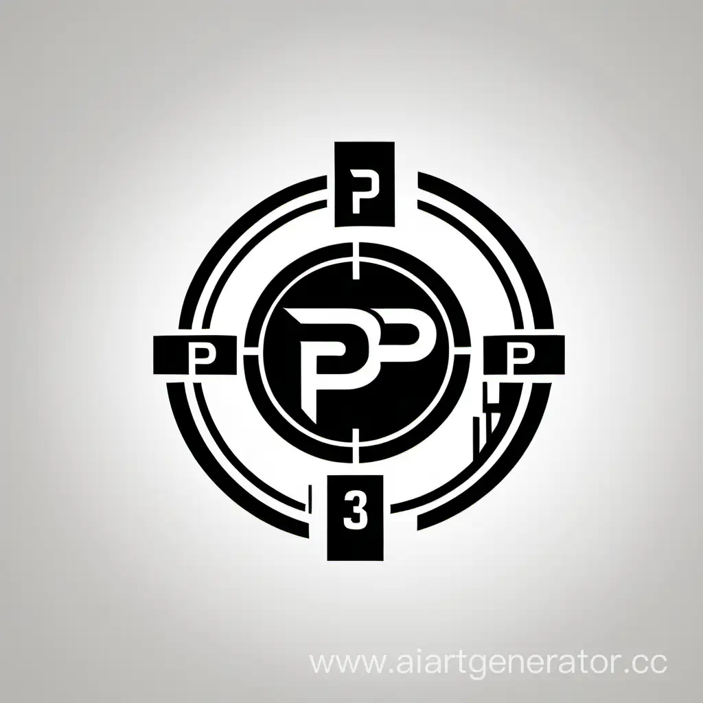 Bold-3P-Logo-Design-with-Efficient-Time-Complexity