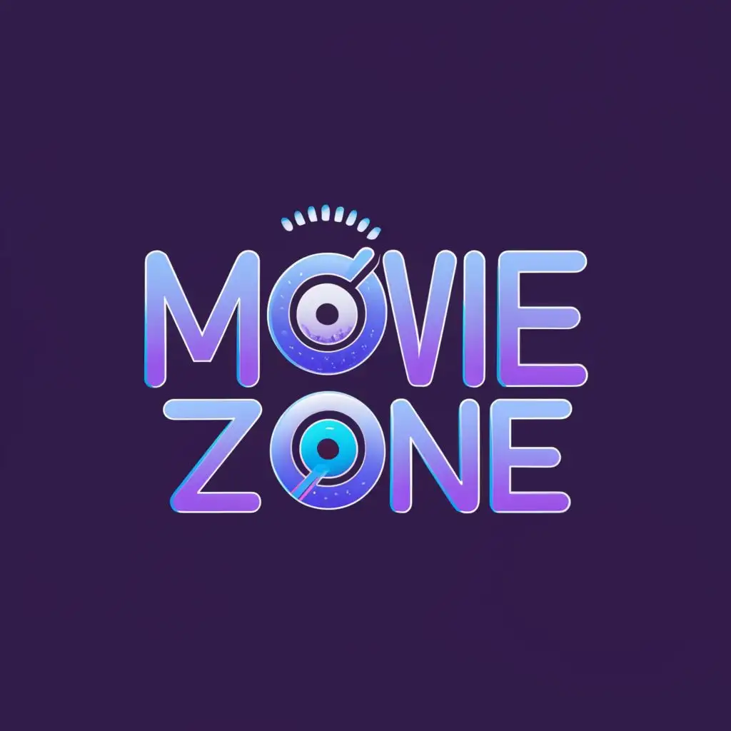 a logo design,with the text "movie zone", main symbol:your choice,Moderate,clear background