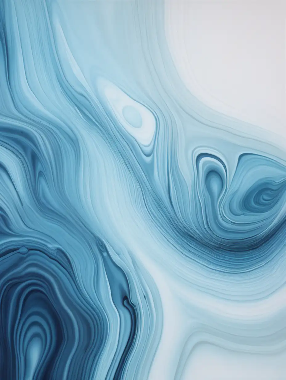 abstract pantone colored painting of water